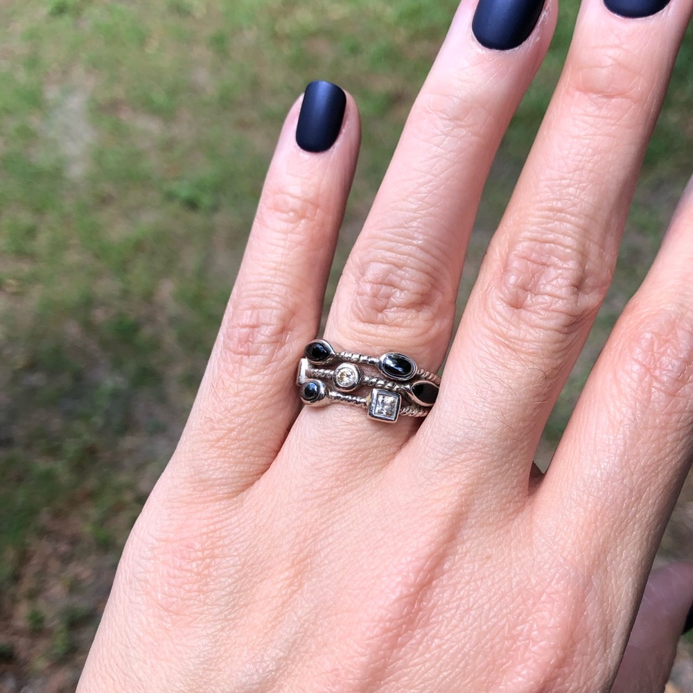SOLD - Espo Sterling Silver David Yurman Inspired Ring